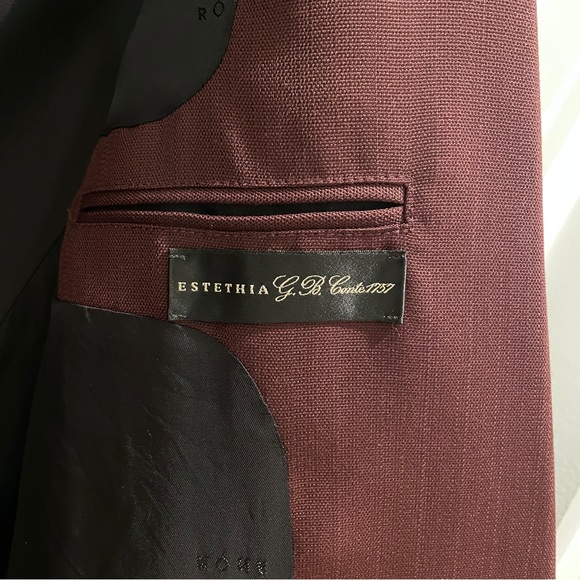 RÓHE “Alena” Women’s Blazer in Burgundy - Picture 6 of 6